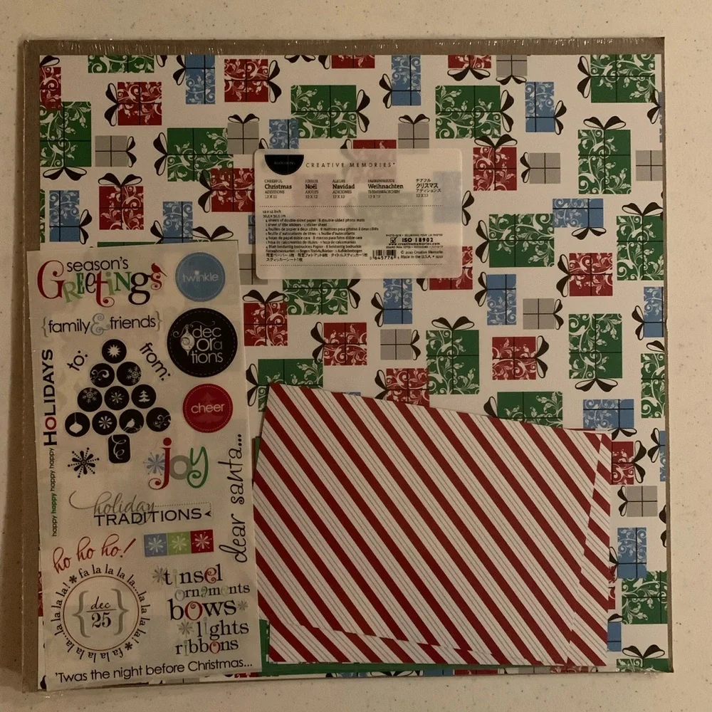 Creative Memories “Cheerful Christmas” Additions Pack - Picture 1 of 3